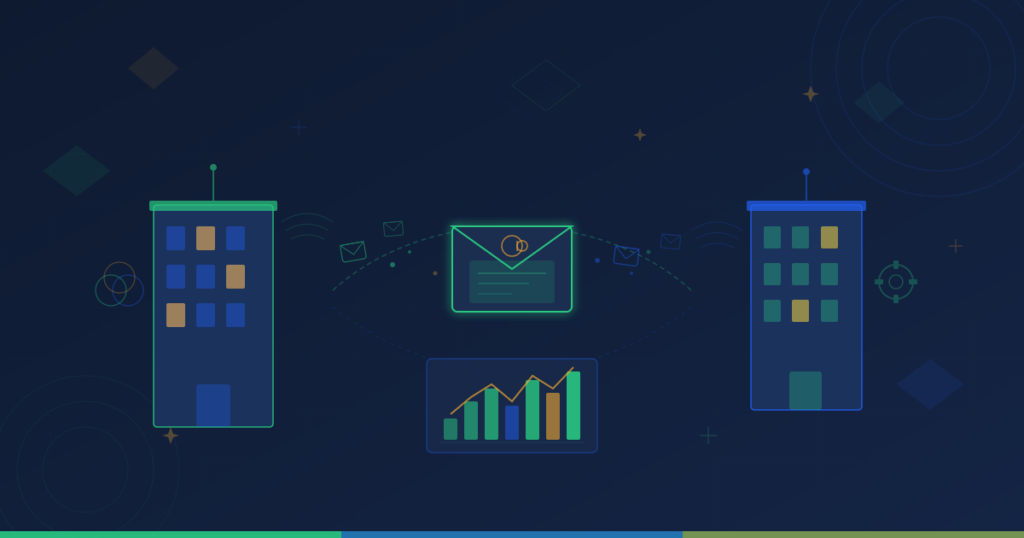 B2B email marketing best practices with professional business communication elements