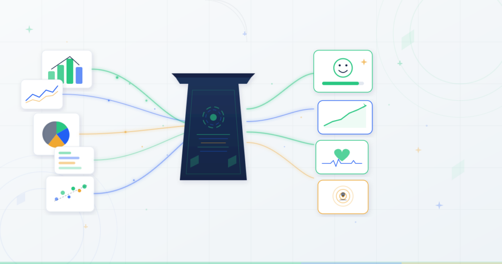 Data analysis transforming customer experience with analytics and insight elements