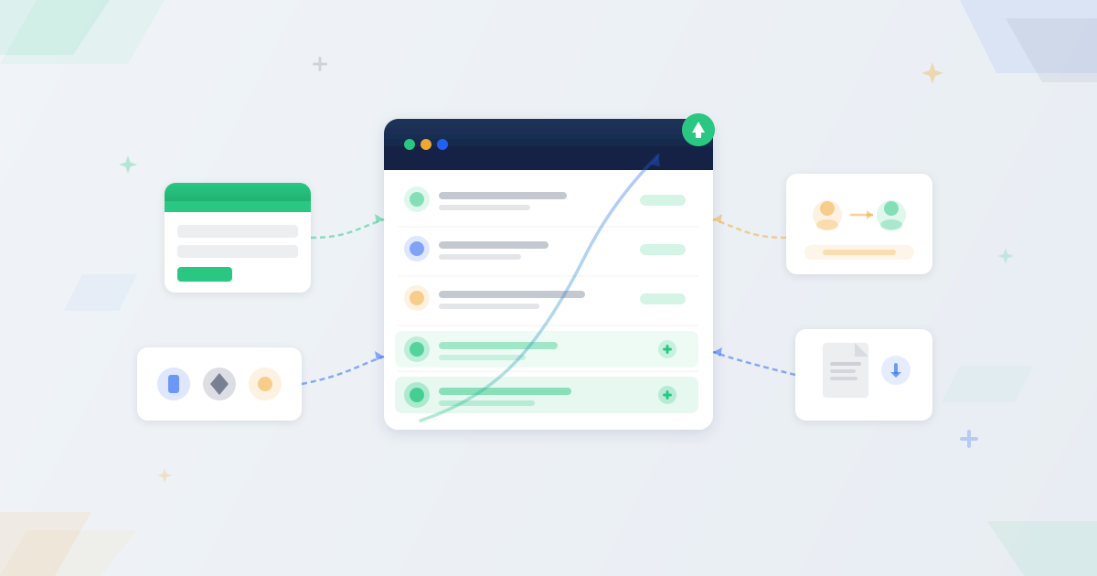 Growing contact list database with new entries added from web form, social media, and referral sources for SME email list building