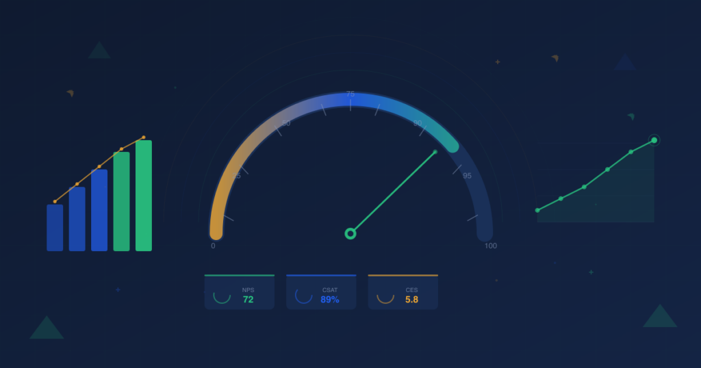 Measuring customer experience importance with CX metrics and analytics gauge
