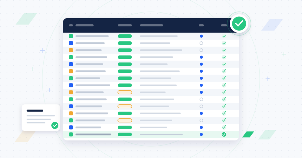Comparison table with fifteen rows, each row scored for whether the platform offers a free plan or only a time-limited trial, with a verification badge and a checked source-page card beside it
